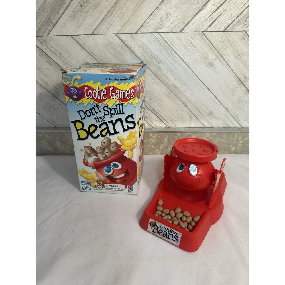 RARE HTF Vintage 1999 Hasbro Don't Spill The Beans Game